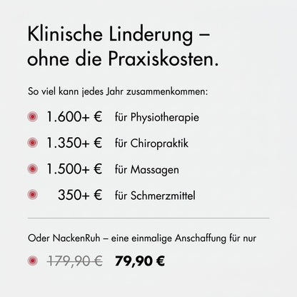 Linderia - 3-in-1 Nackenstütze mit Wärme & Massage
