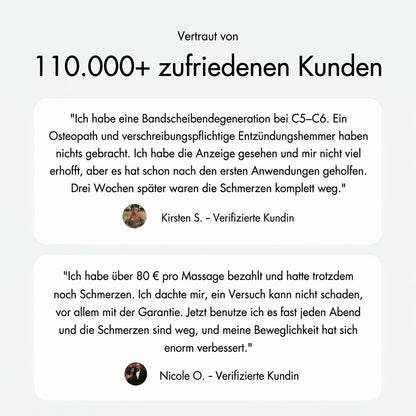 Linderia - 3-in-1 Nackenstütze mit Wärme & Massage